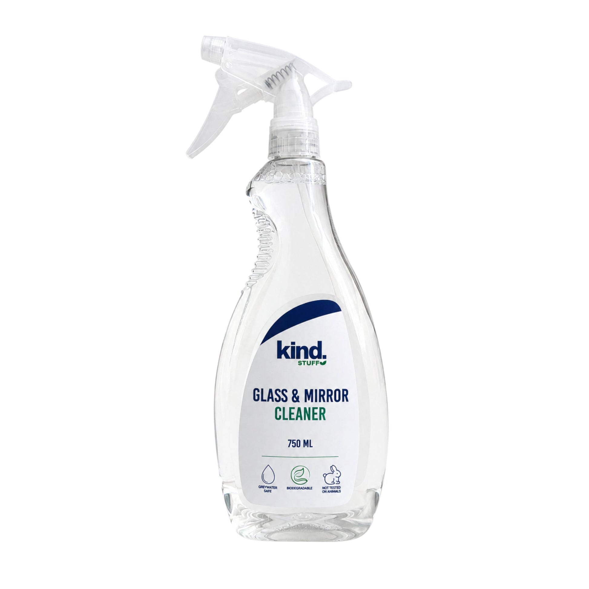 Kind Stuff glass and mirror cleaner for streak-free surfaces